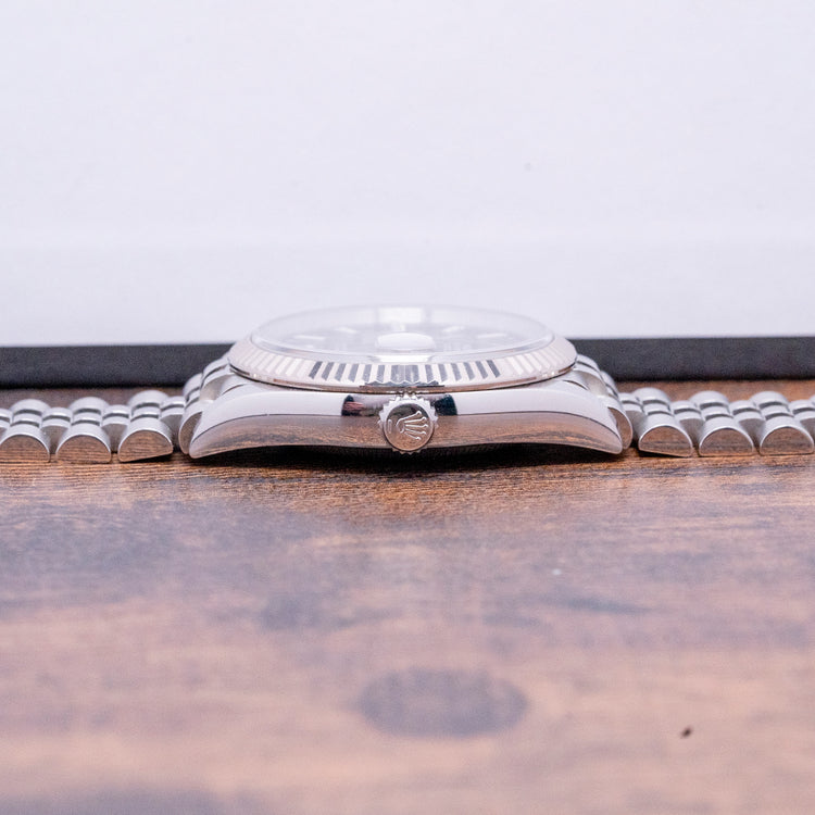 2021 Rolex Datejust 36mm Blue Dial Jubilee & Fluted 126234