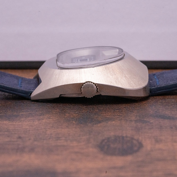 1970s Smiths Automatic "Digital" Jump Hour Funky Case