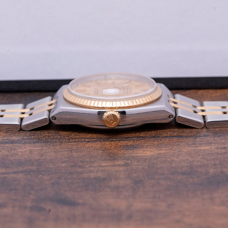 1980 Rolex Oysterquartz Datejust Steel & Gold 17013