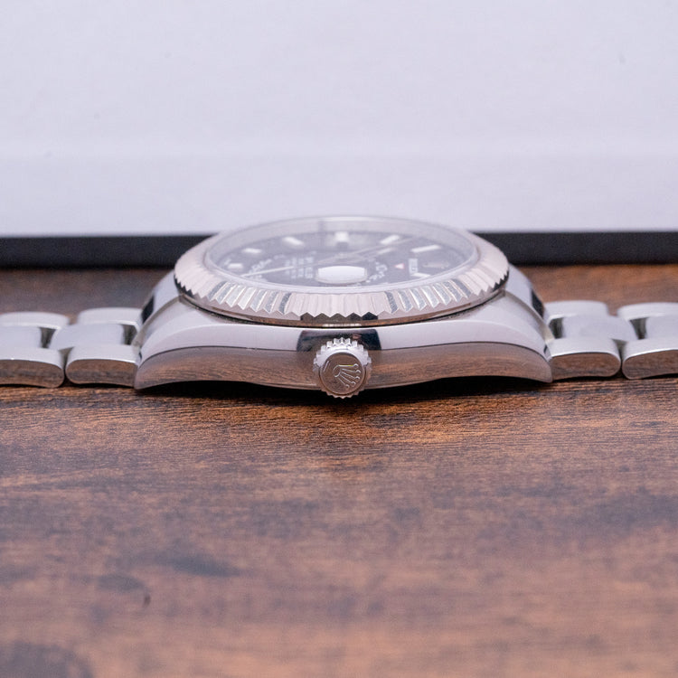 2020 Rolex Sky-Dweller Black on Oyster Bracelet 326934