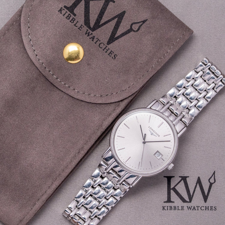 2000s Longines Grand Classic Silver Quartz 33mm L4.720.4