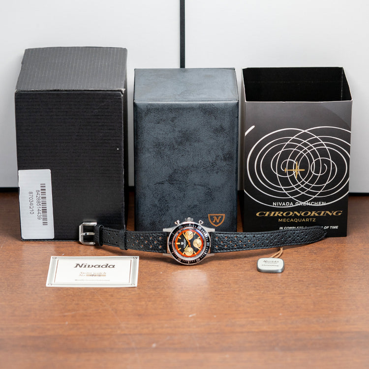 2024 Nivada Chronoking “Paul Newman” Orange 38mm