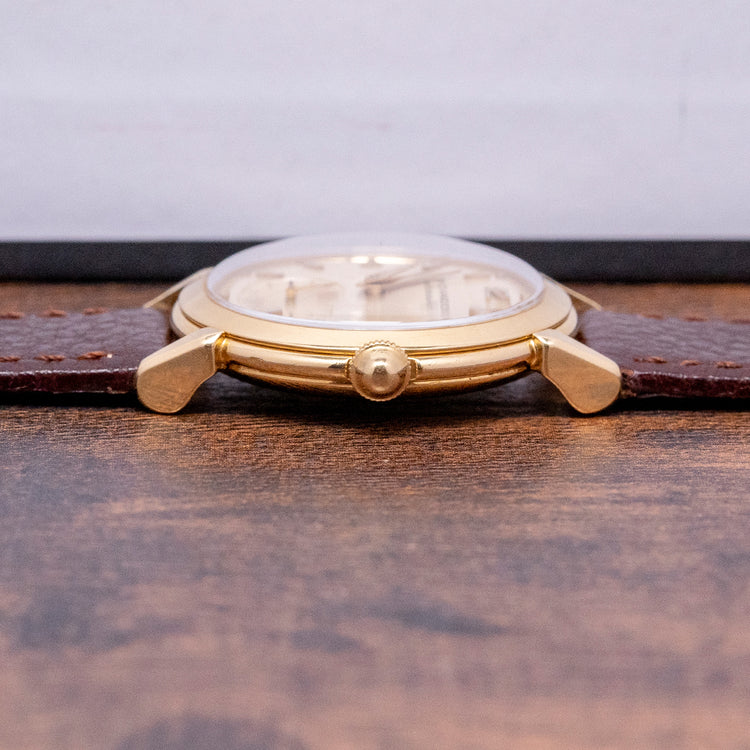 1950s Movado 18ct Gold "Calatrava" Bumper Automatic 32mm