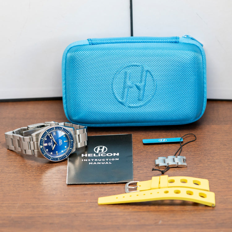 2025 Helicon Master 62 Dive Watch Ultramarine MbE 38.5mm