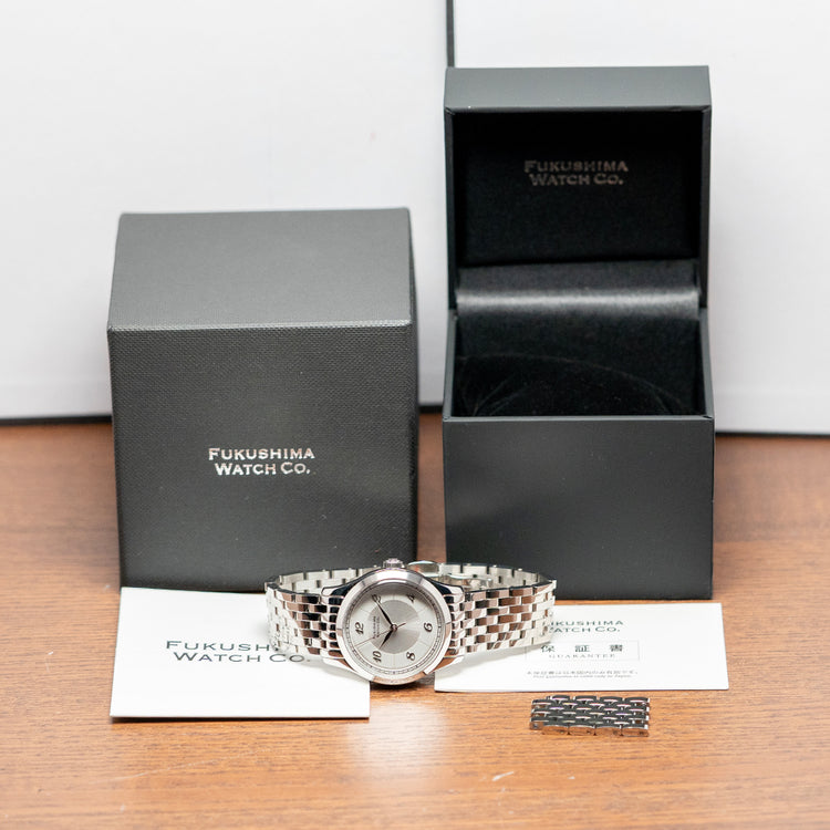 2025 Fukushima Watch Company Futaba Silver Auto 34mm