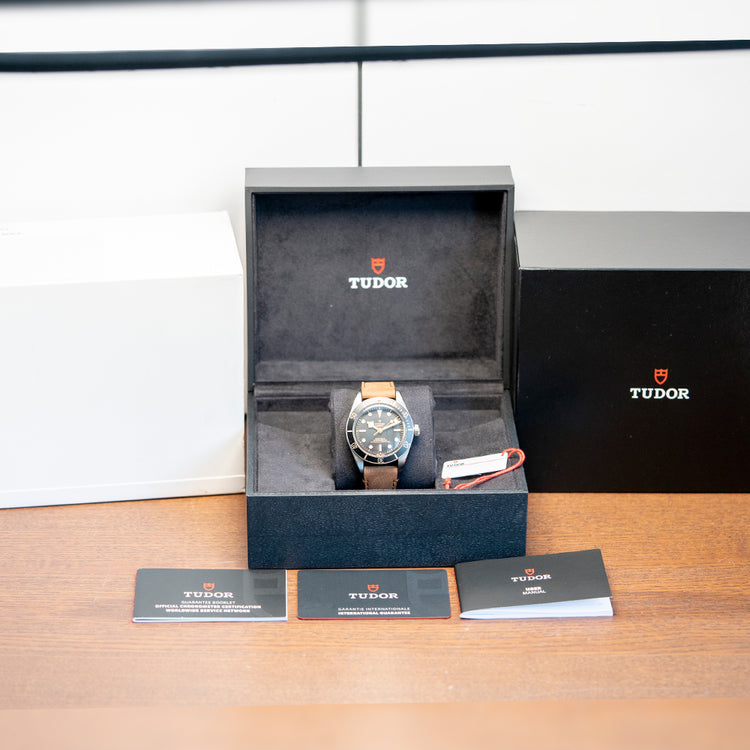 2023 Tudor Black Bay 58 Black on Strap 79030N