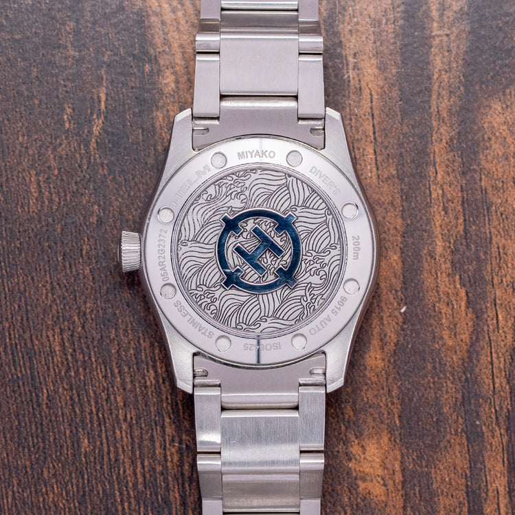 2023 HELM Miyako Blue Automatic Diver 41mm on Bracelet