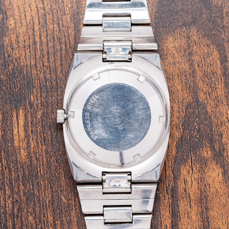 1970s Wittnauer Automatic Blue Dial 'Diver' on Bracelet 37mm