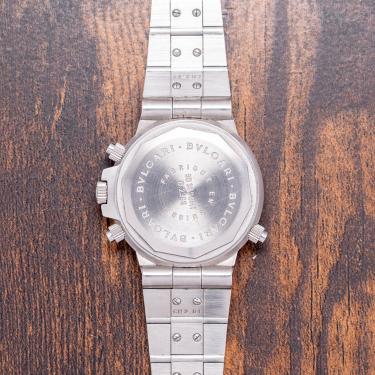 2000s Bulgari Diagono Scuba GMT Automatic 38mm SD38S GMT