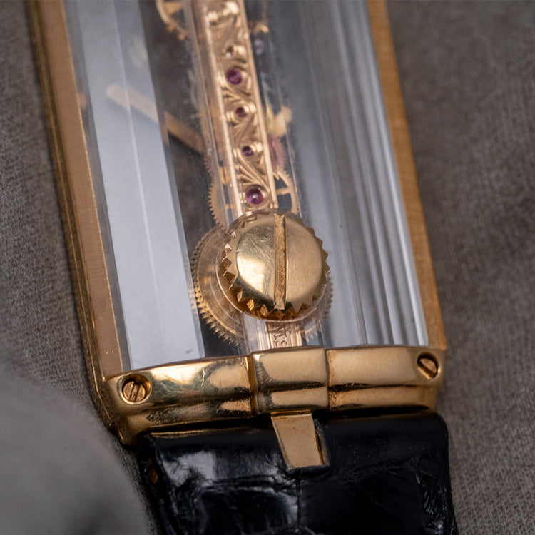 1988 Corum Golden Bridge 18ct Gold Mid-Size 20mm 13.150.56