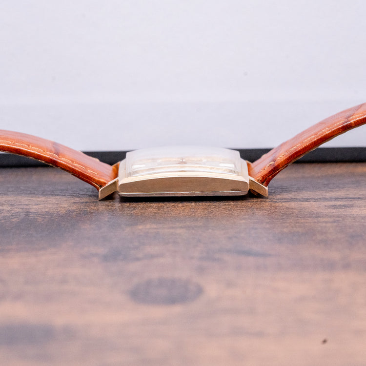 1970s Enicar Ultrasonic Square Gold-Plated Case Mechanical