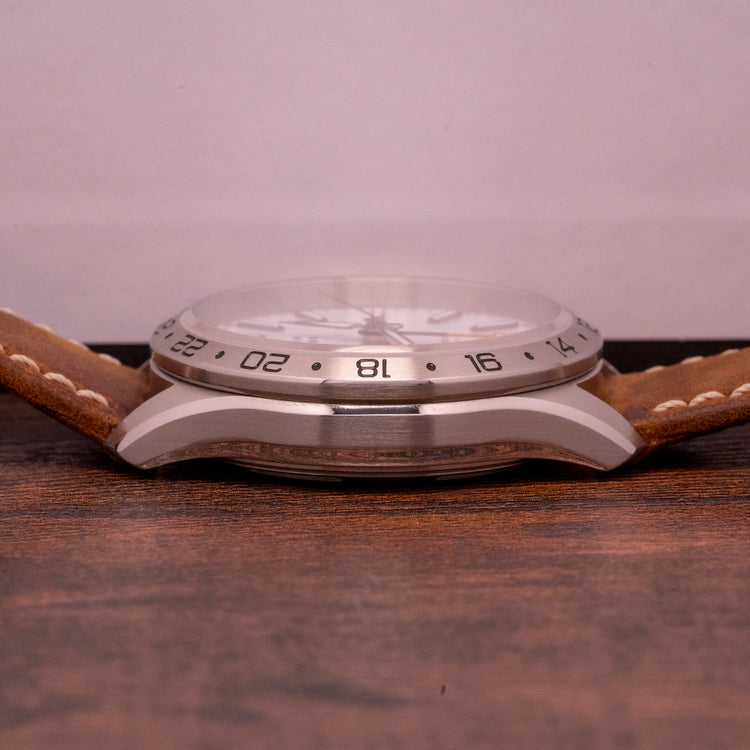 2022 Christopher Ward C63 Sealander GMT White on Strap