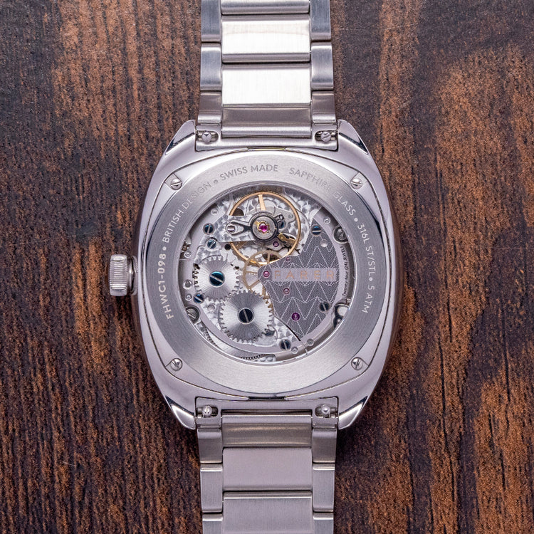 2022 Farer Stanhope II Cushion Case on Bracelet 38.5mm