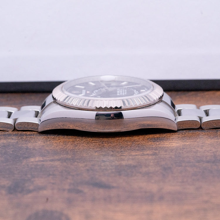 2020 Rolex Sky-Dweller Black on Oyster Bracelet 326934