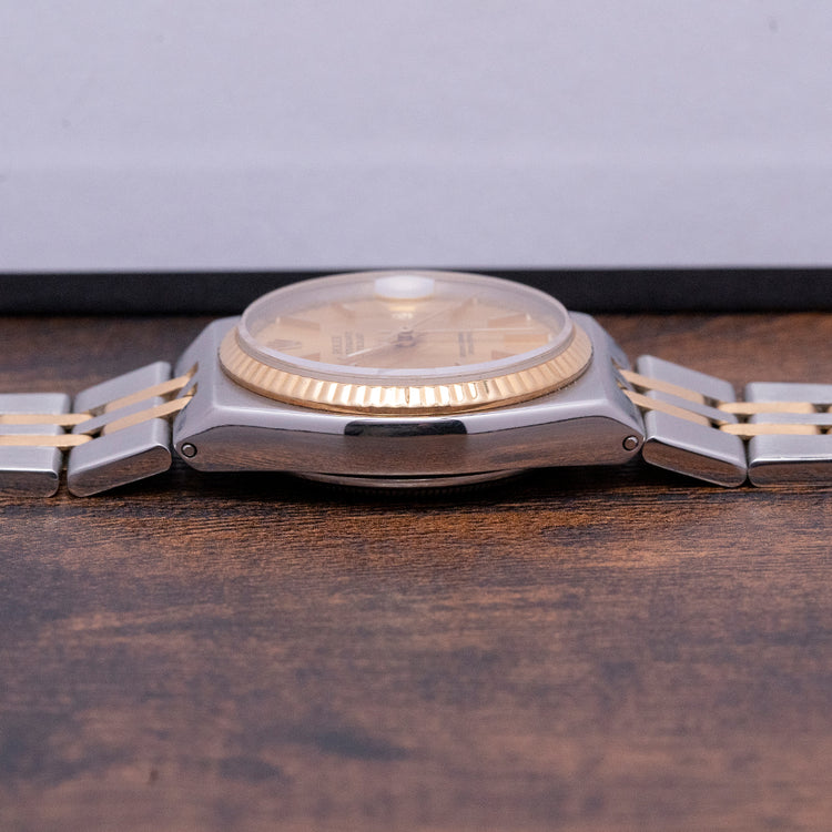 1980 Rolex Oysterquartz Datejust Steel & Gold 17013