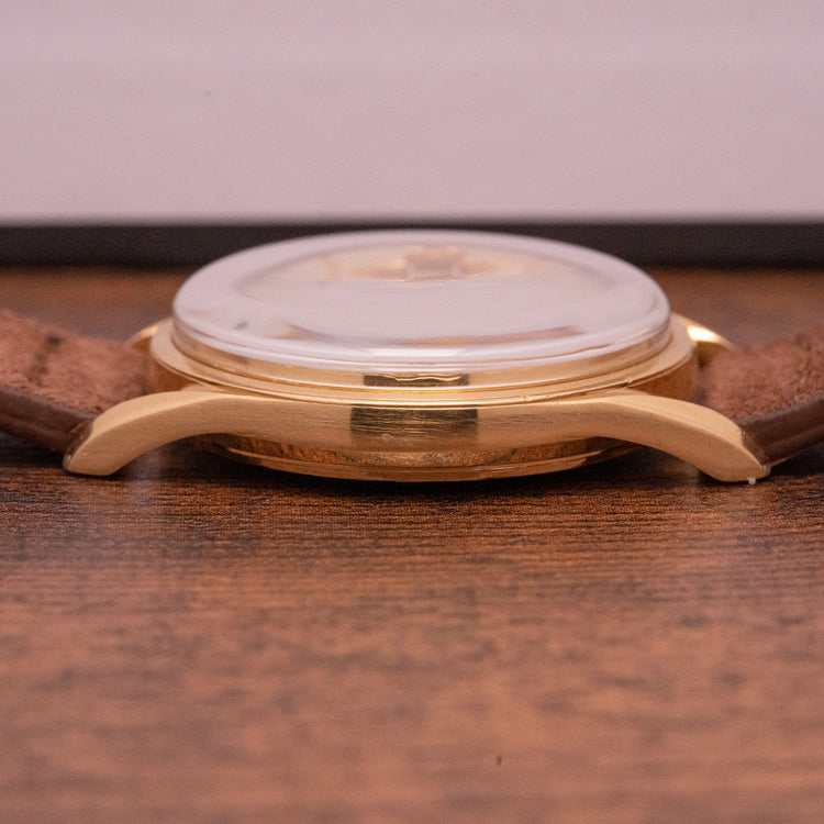 1960s Universal Geneve Polerouter Date Automatic 18ct Yellow Gold