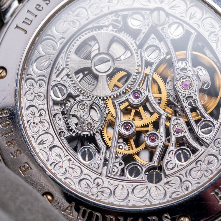 1990s Audemars Piguet Jules Audemars Skeleton 18ct White Gold 36mm 15058BC