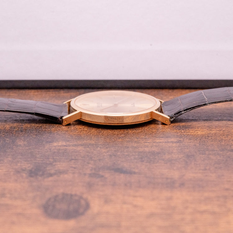 Unpolished 1990 Rolex Cellini 18ct Gold 5112/8 Box & Papers