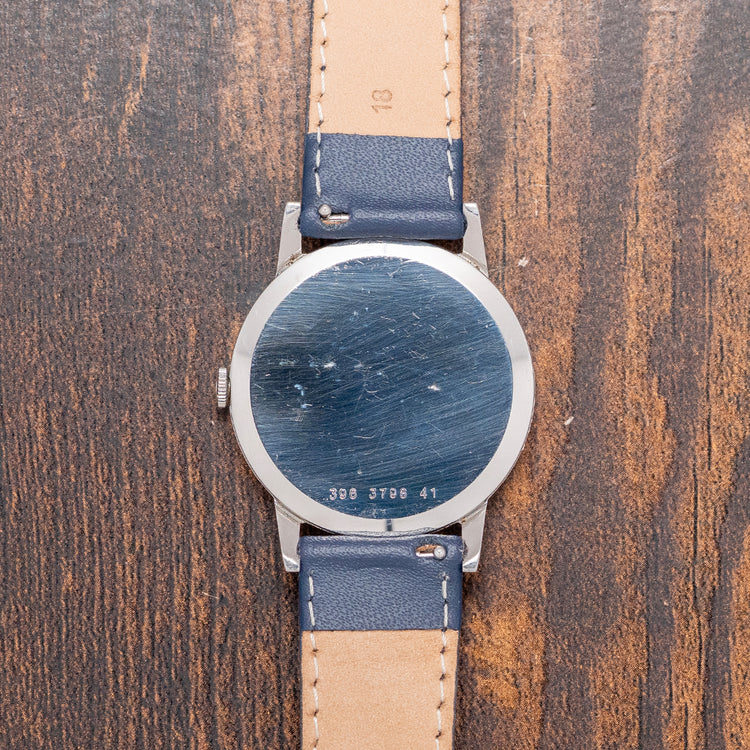 1970s Certina Jubile Blue Dial Manual Cal. 396 Steel 34mm