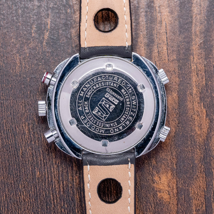 1970s Sorna Chronograph World Time 46mm Mechanical