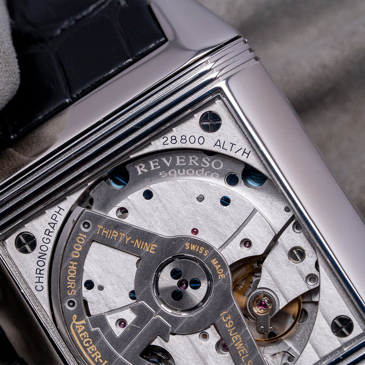 2000s Jaeger-LeCoultre Reverso Squadra Chronograph GMT 230.8.45