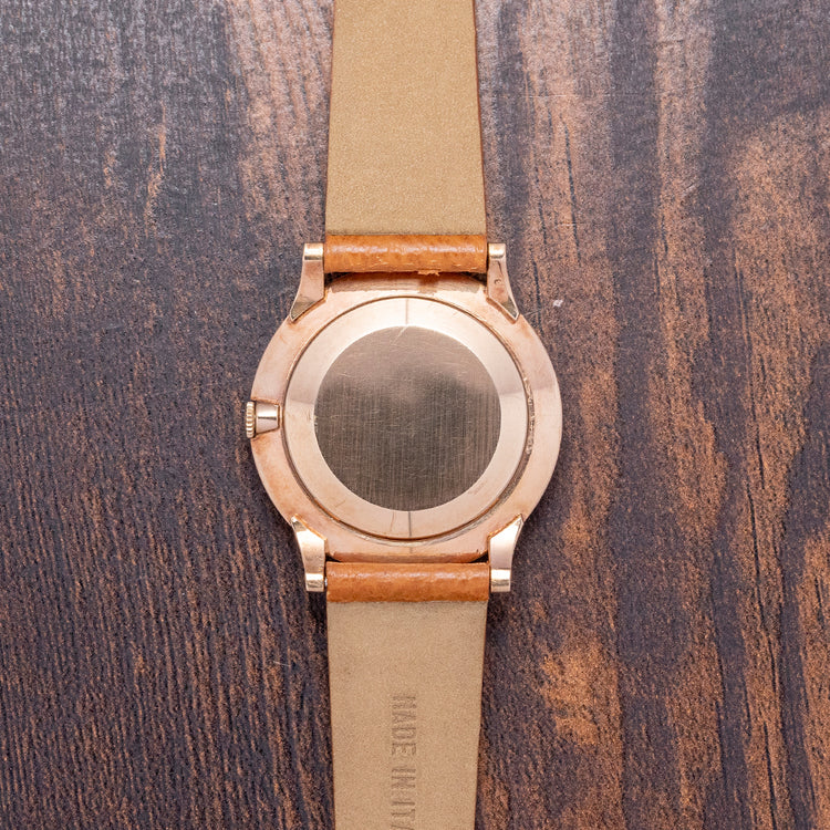 1958 Movado 'Calatrava' 9ct Gold Unpolished Case 34.5mm