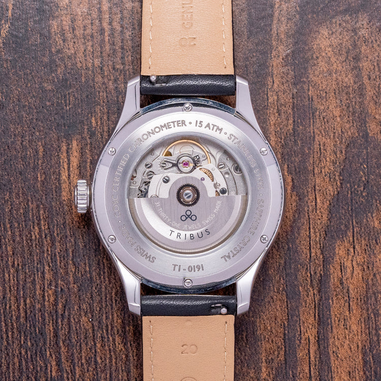 2021 Tribus Chronometer Black Automatic 41mm TRI-01