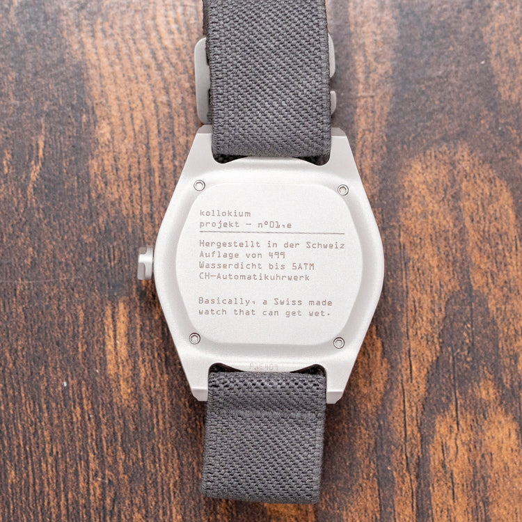 2025 Kollokium Projekt 01 - Variant "E1" Yellow Seconds 40mm