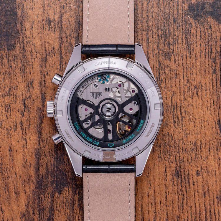 2021 TAG Heuer Carrera Chronograph Green Limited Ed 39mm