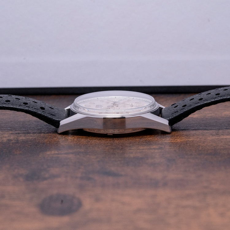 1997 TAG Heuer Carrera Re-Edition 36mm White CS3110 Box & Papers