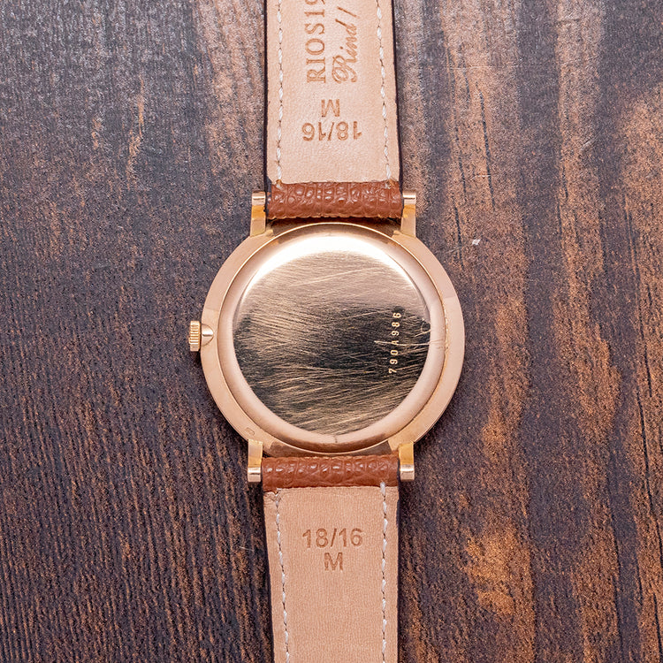 1950s Zenith 'Calatrava' 18ct Pink Gold Manual Cal. 2531 35mm