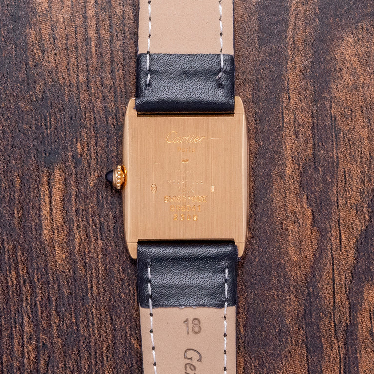 1993 Cartier Tank Arrondie Mecanique Extra-Plate 23x29mm