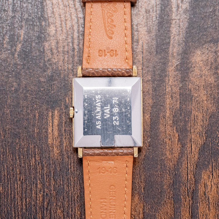 1968 Omega De Ville Square Gold Plated 26mm 111.071