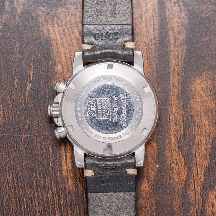 1990s Zenith El Primero Rainbow Flyback 40mm 02.0480.405