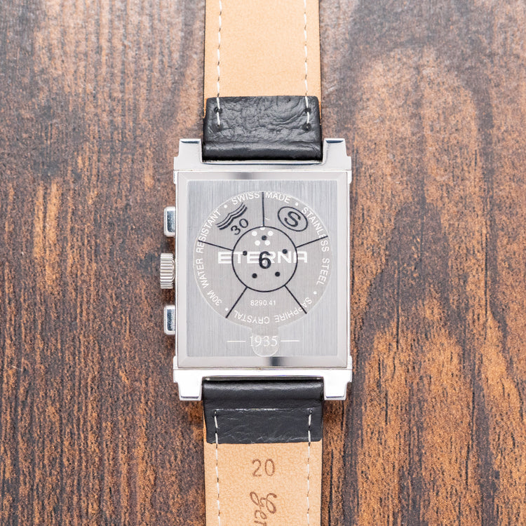 2000s Eterna Classic Chronograph 'Tank' 28.5x43.5mm