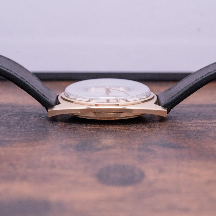 1973 Zenith Automatic Date 9ct Gold Tonneau Case Box & Booklets