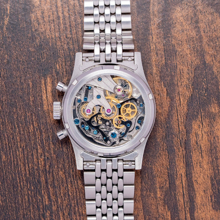 2024 Baltic Bicompax 003 Blue Gilt Chronograph 36.5mm