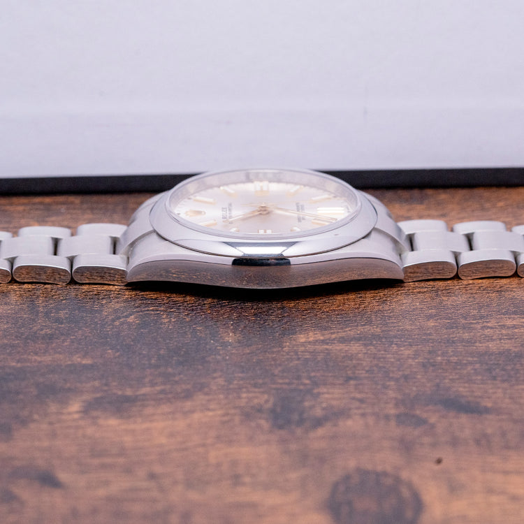 2022 Rolex Oyster Perpetual 41mm Silver Dial 124300