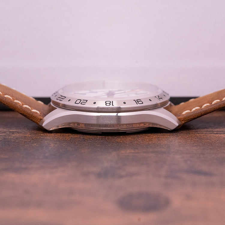 2022 Christopher Ward C63 Sealander GMT White on Strap