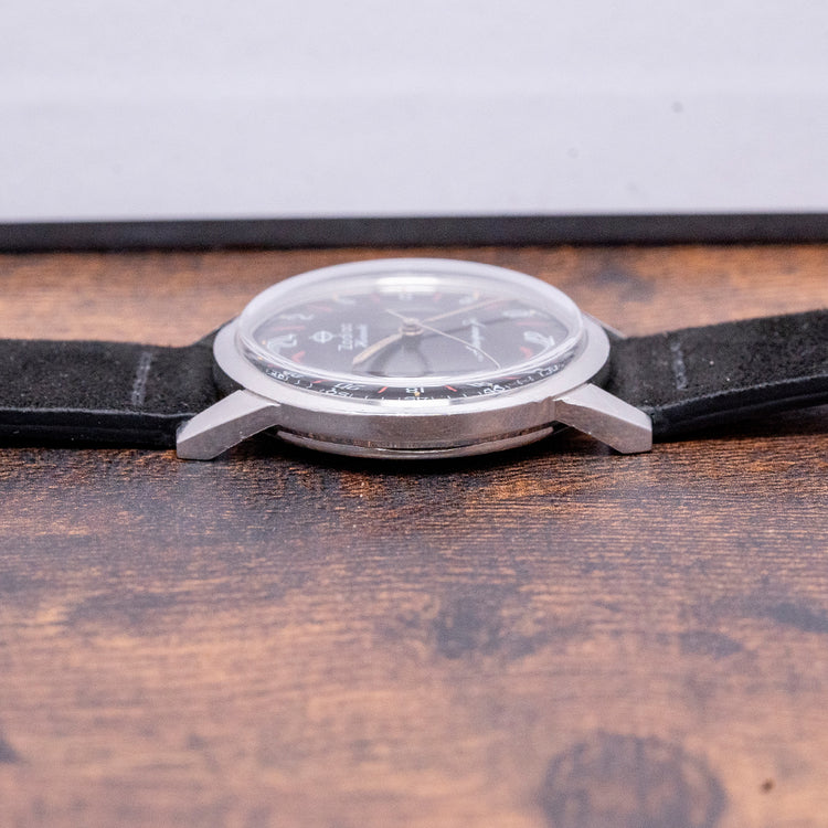 1970s Zodiac Hermetic Aerospace Jet 24 Hour 34mm