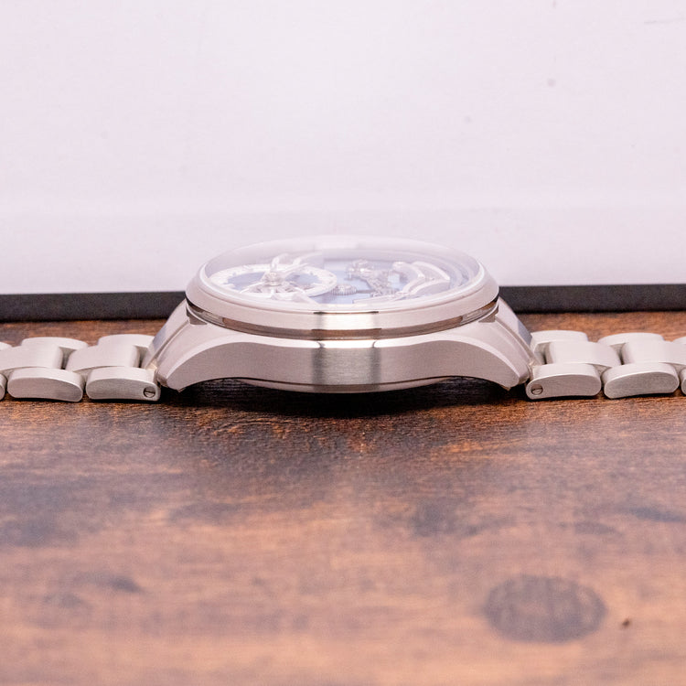 Unworn 2024 Christopher Ward C1 Bel Canto Cielo Blue 41mm