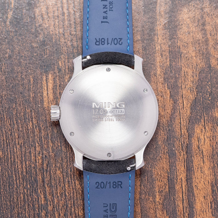 2022 Ming 17.09 Blue Dial Automatic 38mm on Strap