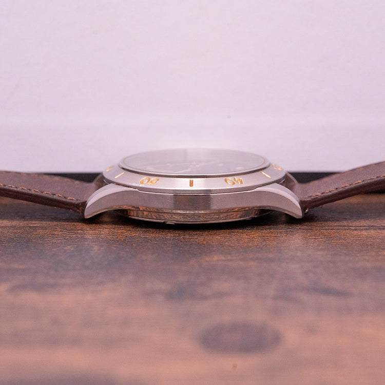 1990s Record "De Luxe" Chronograph 38mm Valjoux 7765