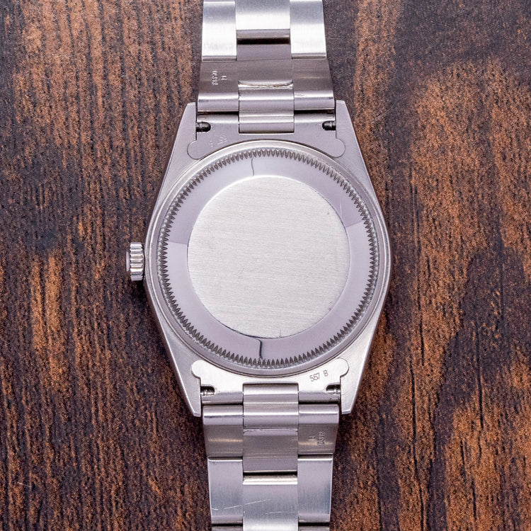 2002 Rolex Oyster Perpetual Date Silver Dial 34mm 15200