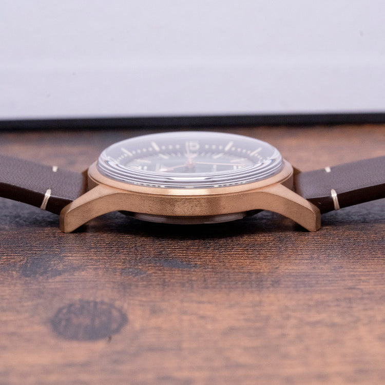 2021 Longines Legend Diver Heritage Bronze Green Dial L3.774.1.50.2