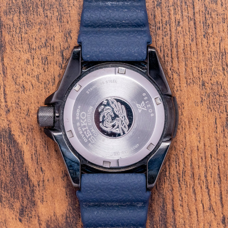 2020 Seiko Prospex Samurai Automatic Black & Blue SRPD09