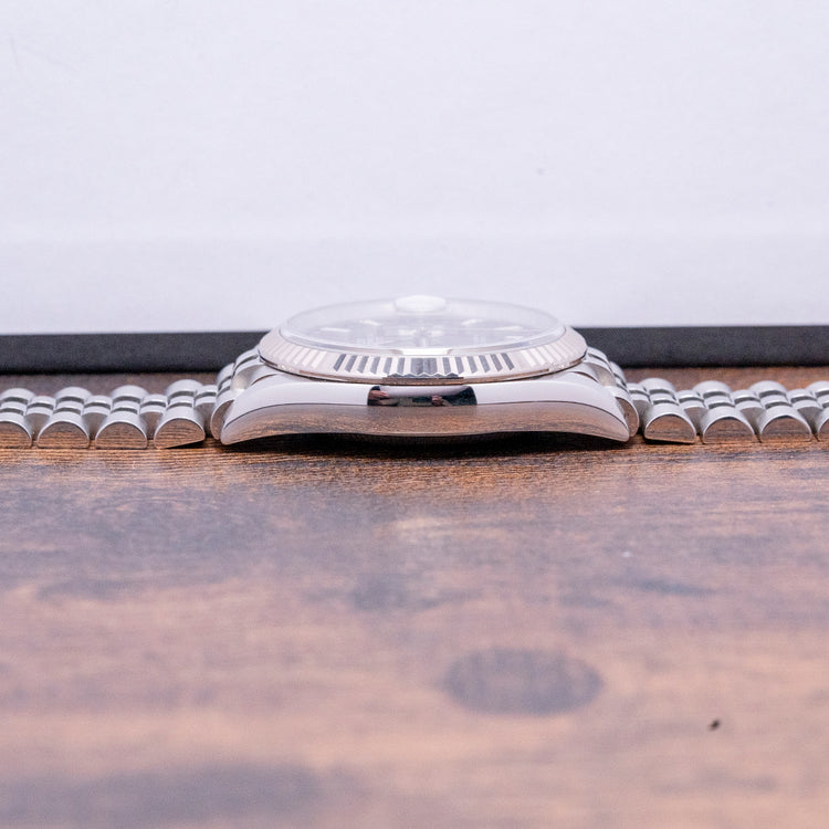 2021 Rolex Datejust 36mm Blue Dial Jubilee & Fluted 126234