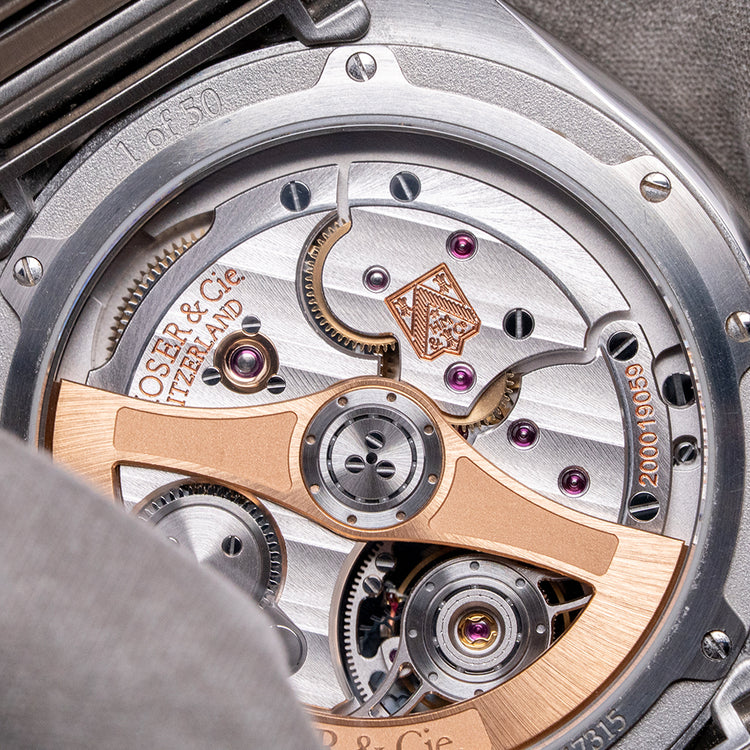 2019 H. Moser & Cie Pioneer Tourbillion Midnight Blue Limited