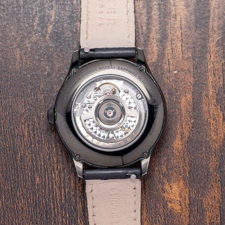 2018 Farer Ponting Black GMT Limited Edition 39.5mm