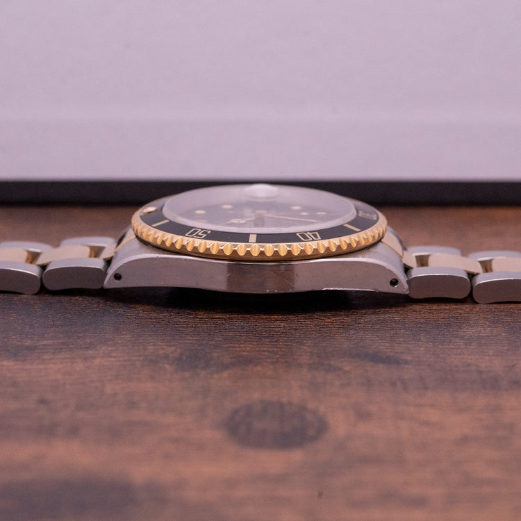 1991 Rolex Submariner Steel & Gold Black Dial/Bezel 16613